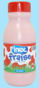 Strawberry flavoured milk